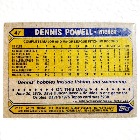 Los Angeles Dodgers 6 Card Lot - BSBL [14_1] - Picture 12 of 14